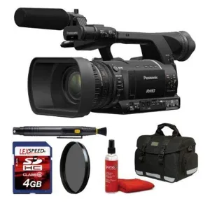 Panasonic AG-HPX250PJ 1/3" 2.2 megapixel P2 Handheld Camcorder   Deluxe Case   Air Blower   Lens Cleaning Brush Bundle