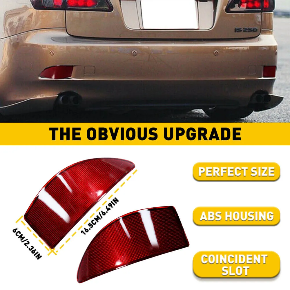 Rear Bumper Reflector for 2006-2013 Lexus IS250 IS350 Left Right Side