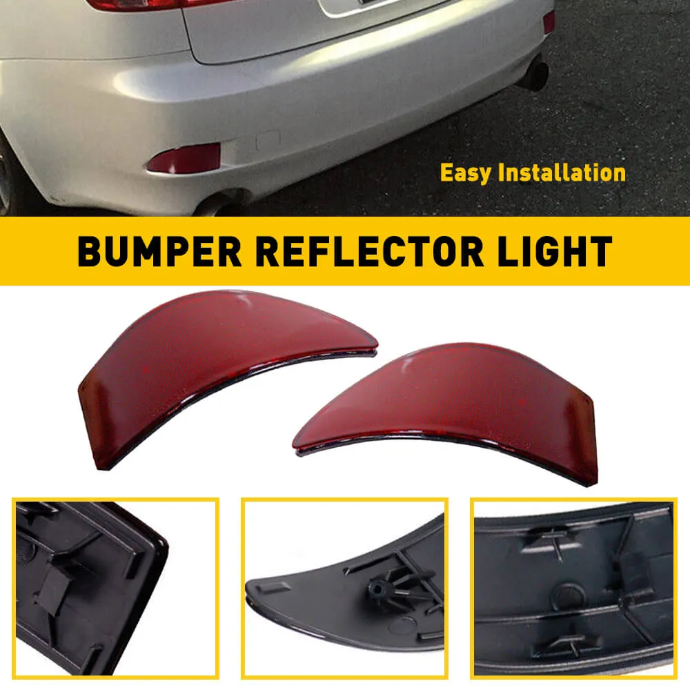 Rear Bumper Reflector for 2006-2013 Lexus IS250 IS350 Left Right Side