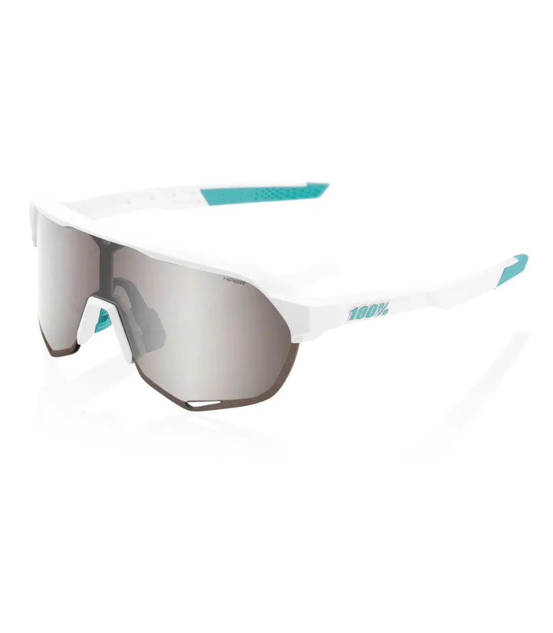 RIDE 100% Eyewear S2  BORA Hans Grohe Team White - HiPER Silver Mirror