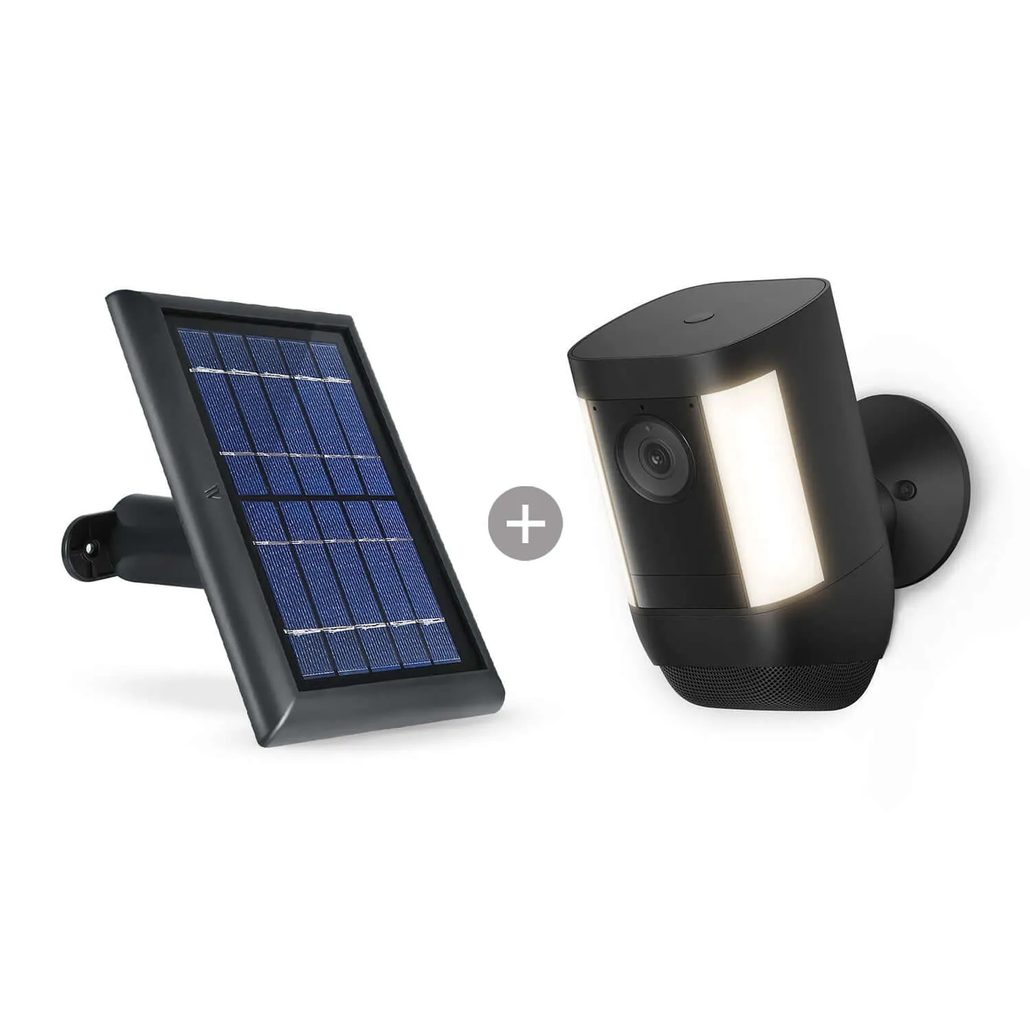 Ring Spotlight Cam Pro   Solar Panel Bundle
