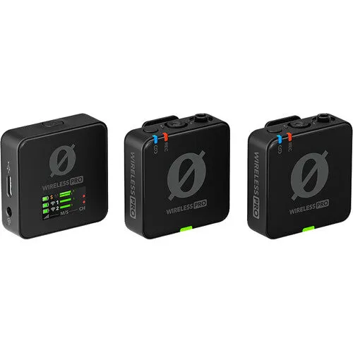 RODE Wireless Pro Dual-Channel Pro Compact Wireless Microphone System