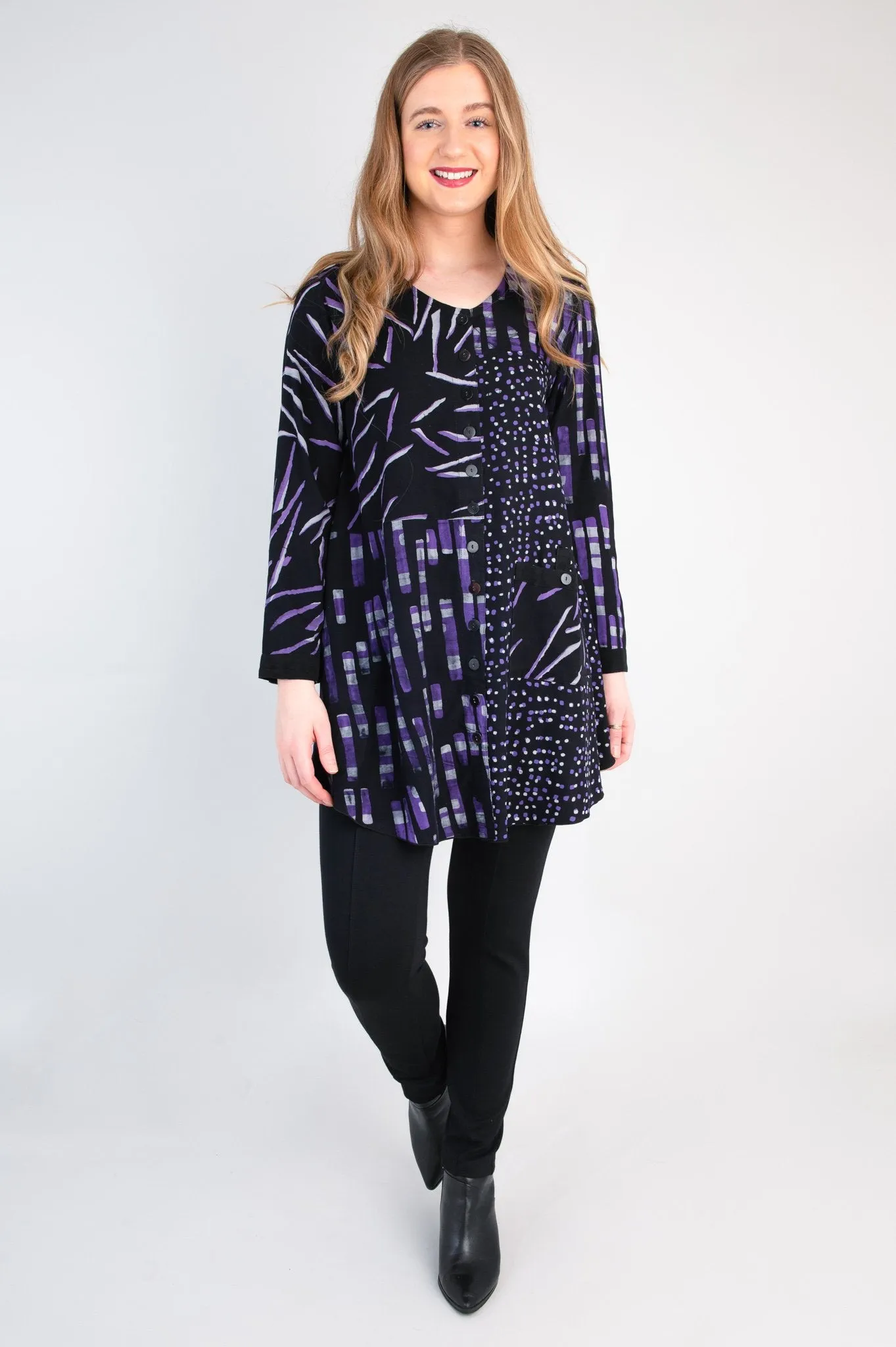 Sassy Blouse, Dash Bamboo, Batik Art