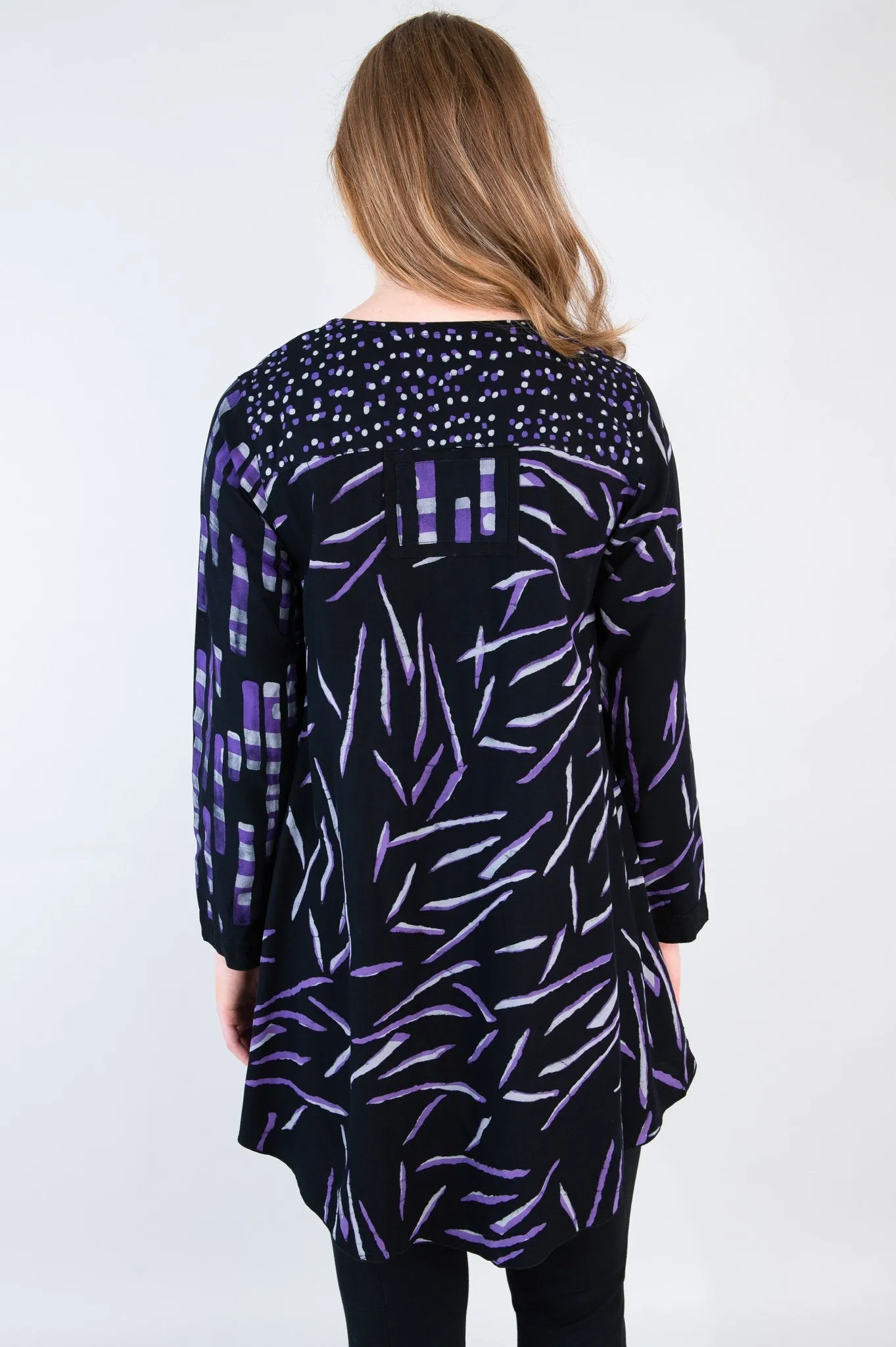 Sassy Blouse, Dash Bamboo, Batik Art