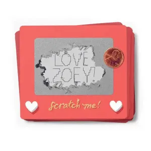 Scratch-A Sketch Valentines