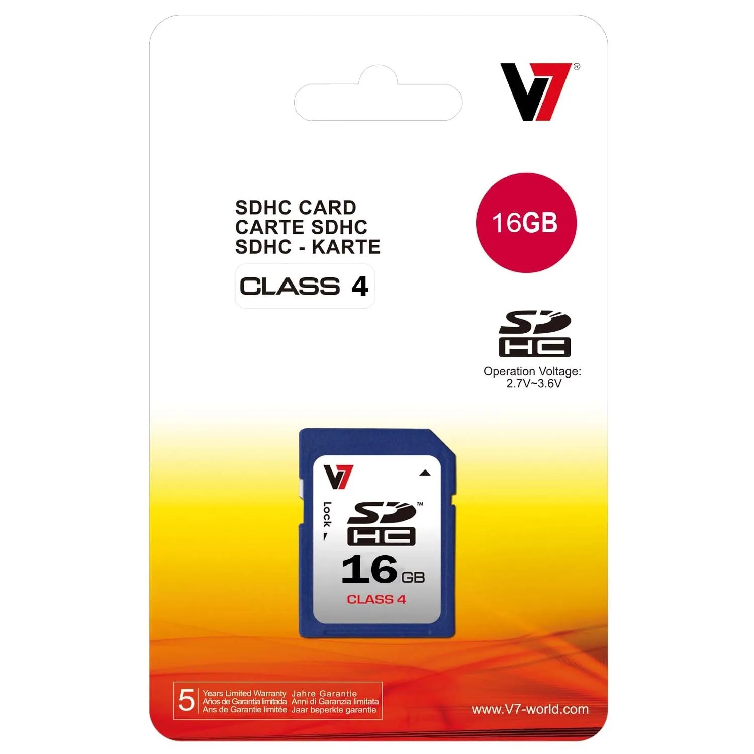 Sd Card 16Gb Sdhc Cl4