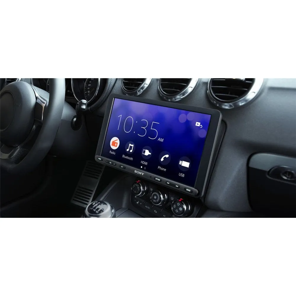 Sony XAVAX8100 8.95 Inch Digital Media Receiver Head Unit with Apple CarPlay, Android Auto and HDMI Input