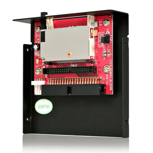 Startech.Com 3.5In Drive Bay Ide To Single Cf Ssd Adapter Card Reader (35Baycf2ide) - Card Reader - Ide