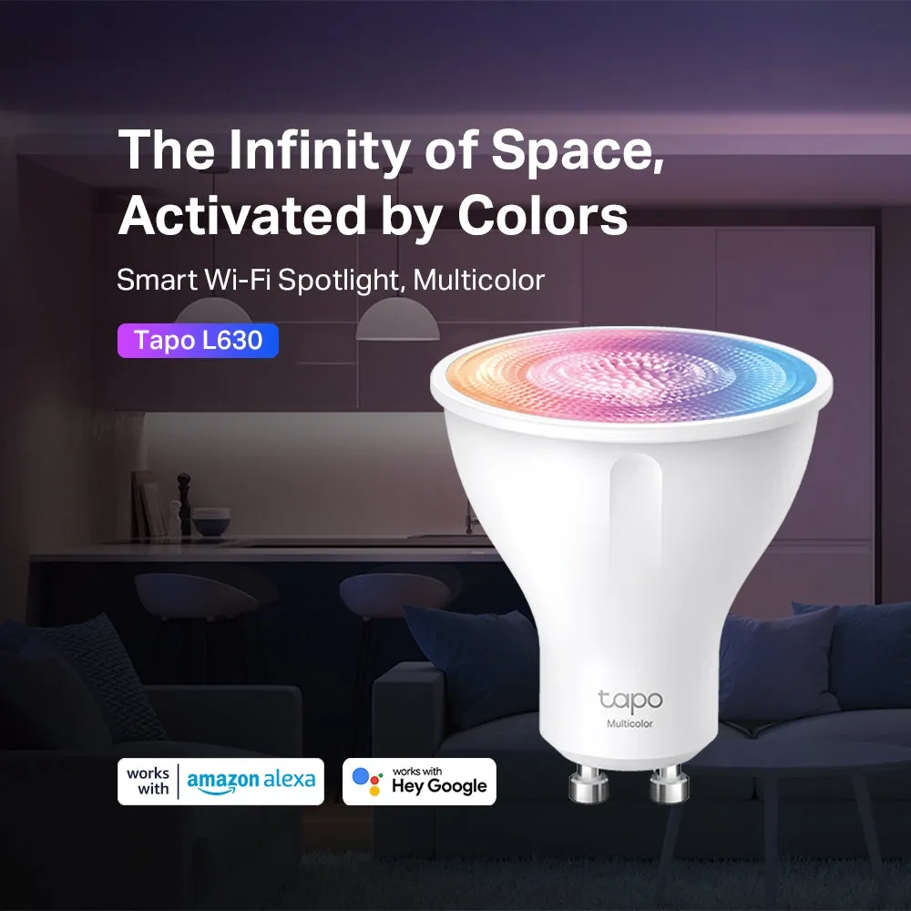Tp-Link Tapo Smart Wi-Fi Spotlight, Multicolor