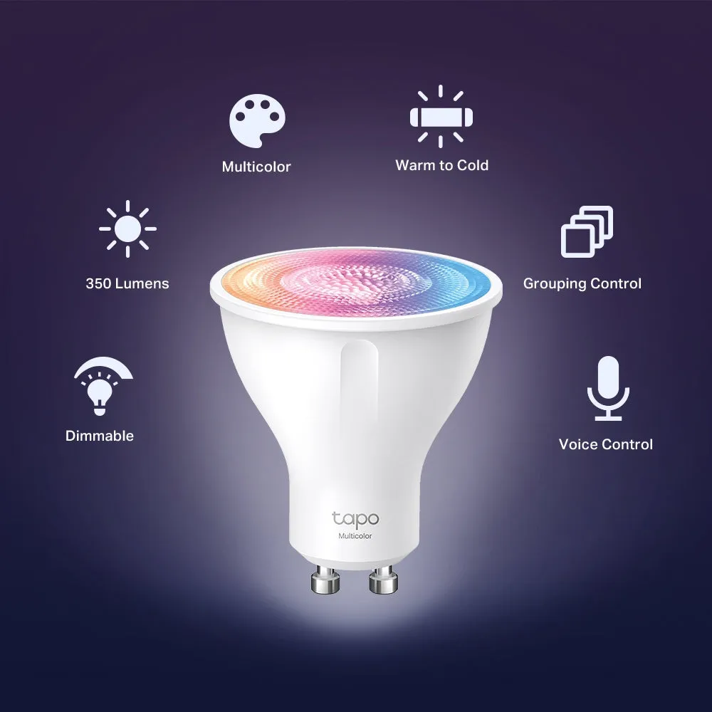 Tp-Link Tapo Smart Wi-Fi Spotlight, Multicolor