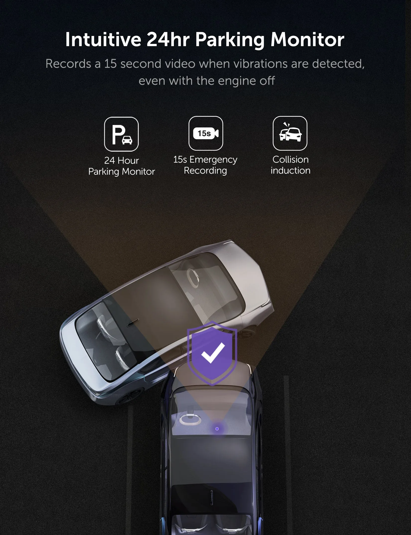 VAVA 1080P Dual Dash Cam