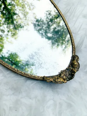 Vintage Dogwood Vanity Mirror