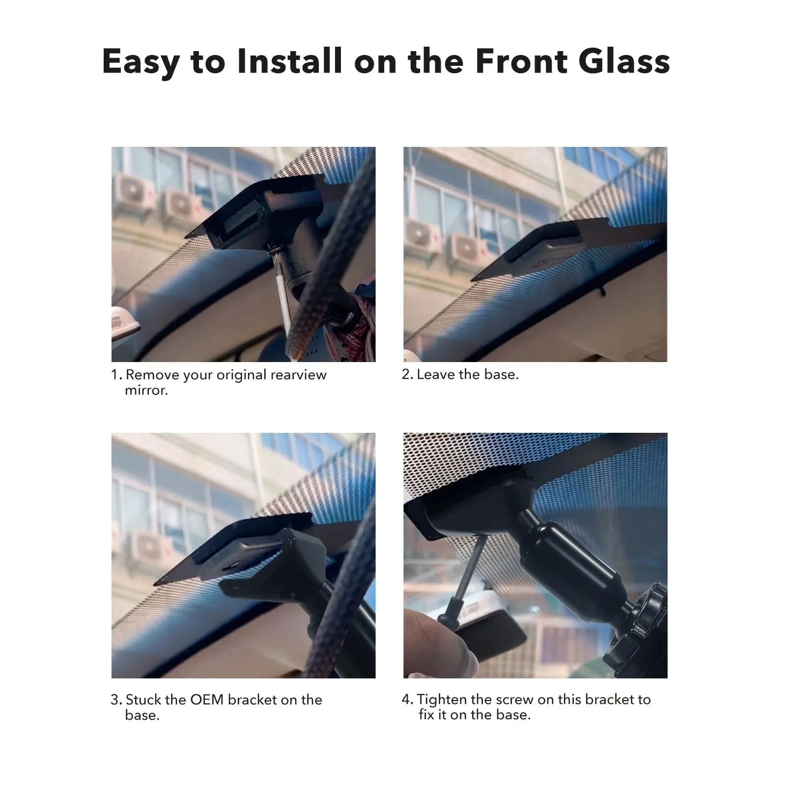 WOLFBOX OEM Bracket for Mirror Dash Camera